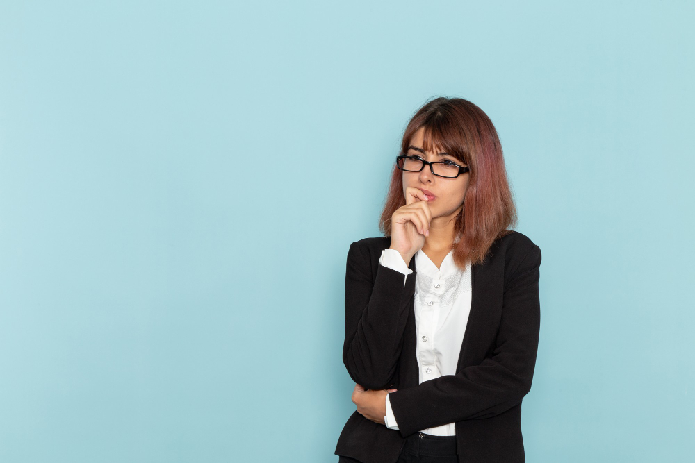 how to become a cabin crew - lady thinking