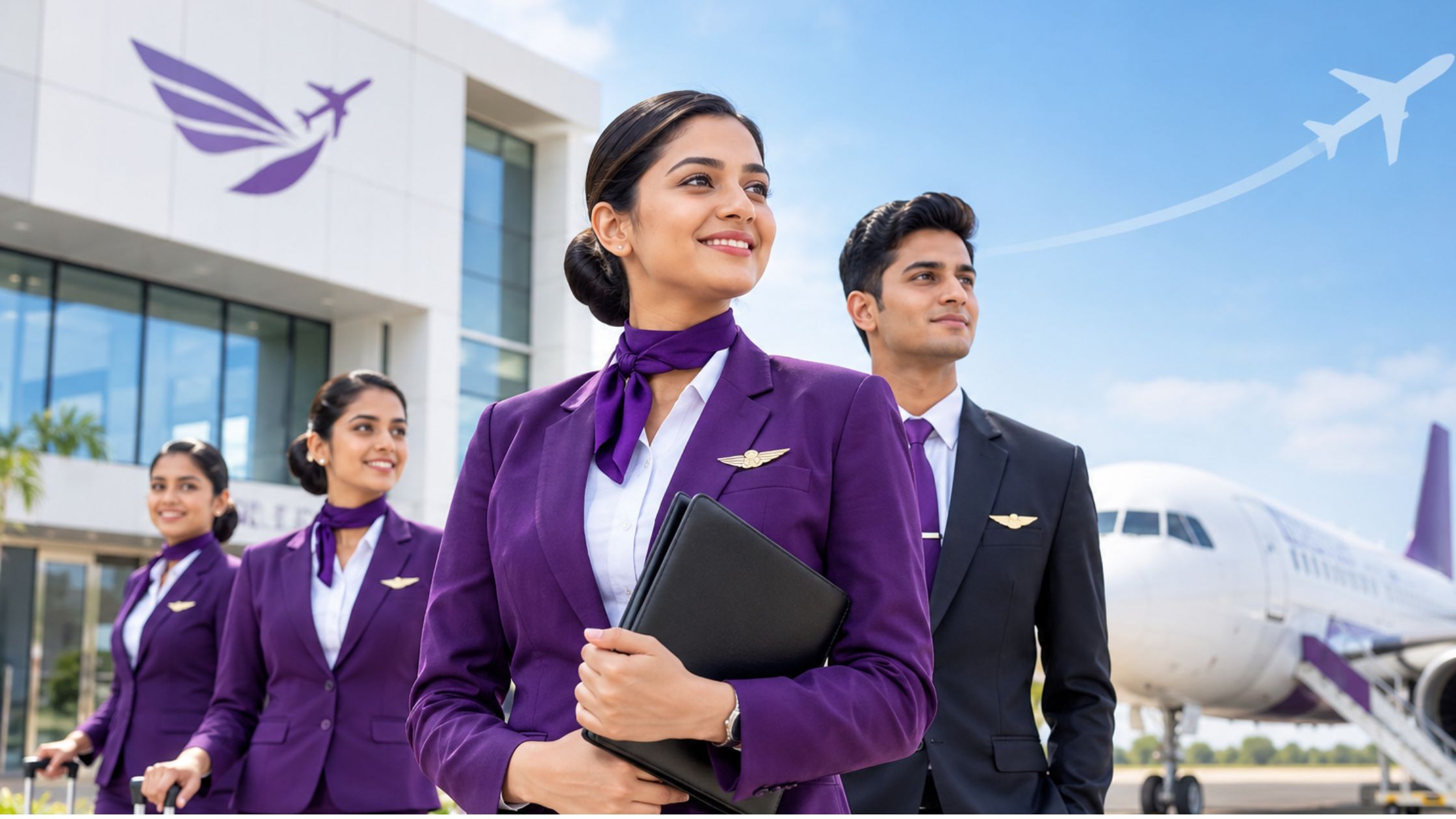 Young aviation trainees in uniform at an academy, representing Zealwings Academy Review